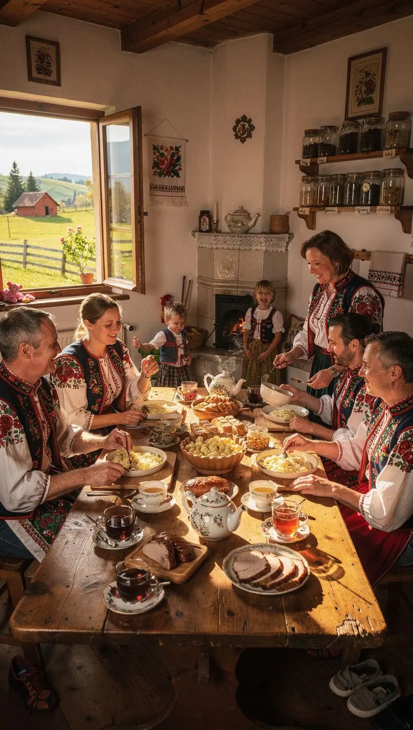 Rôzne druhy bylinných čajov usporiadané v krásnej drevenej krabičke.