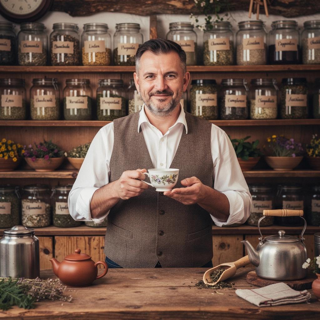 Ručne zbierané bylinky v kvetináči na terase